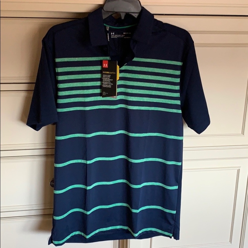 Men’s Under Armour golf shirt.